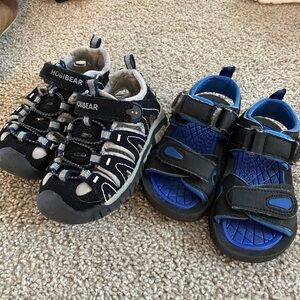 Kids Black and Blue Sandals